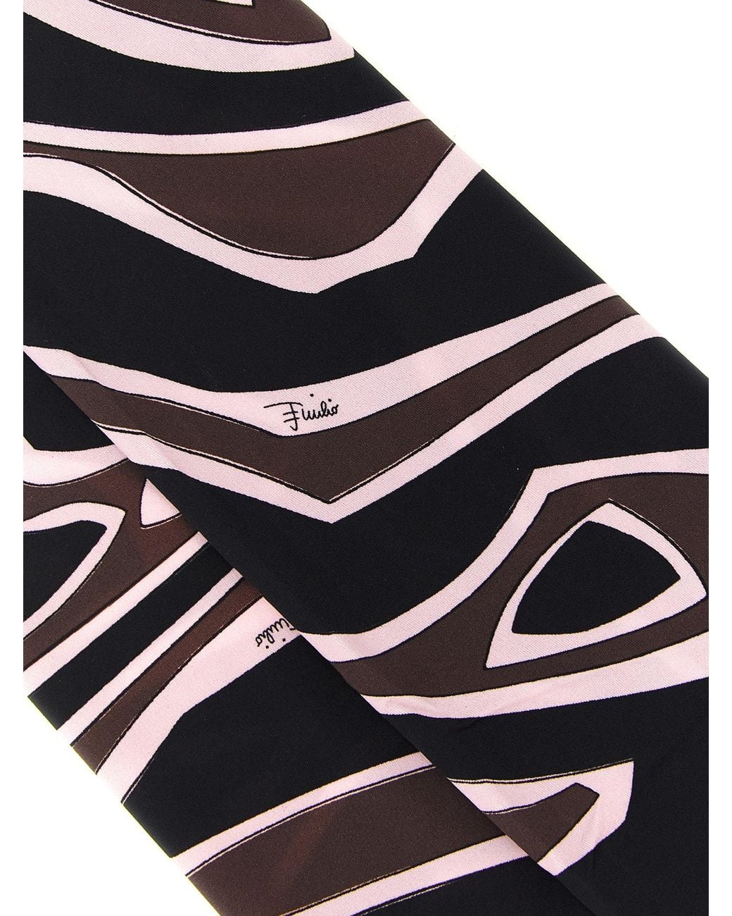Emilio Pucci Black 'Labirinto' Tights