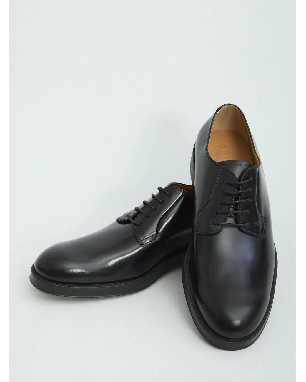 Tod's White Derby Lace-Up Shos for men
