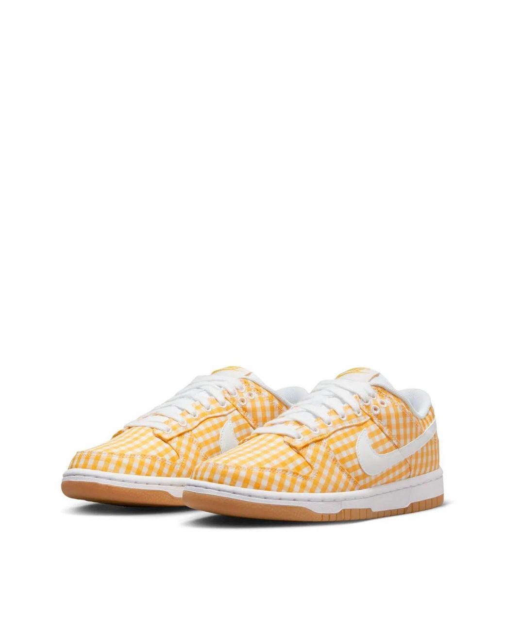 Nike Yellow Dunk Low Ewt 'Gingham' Sneakers