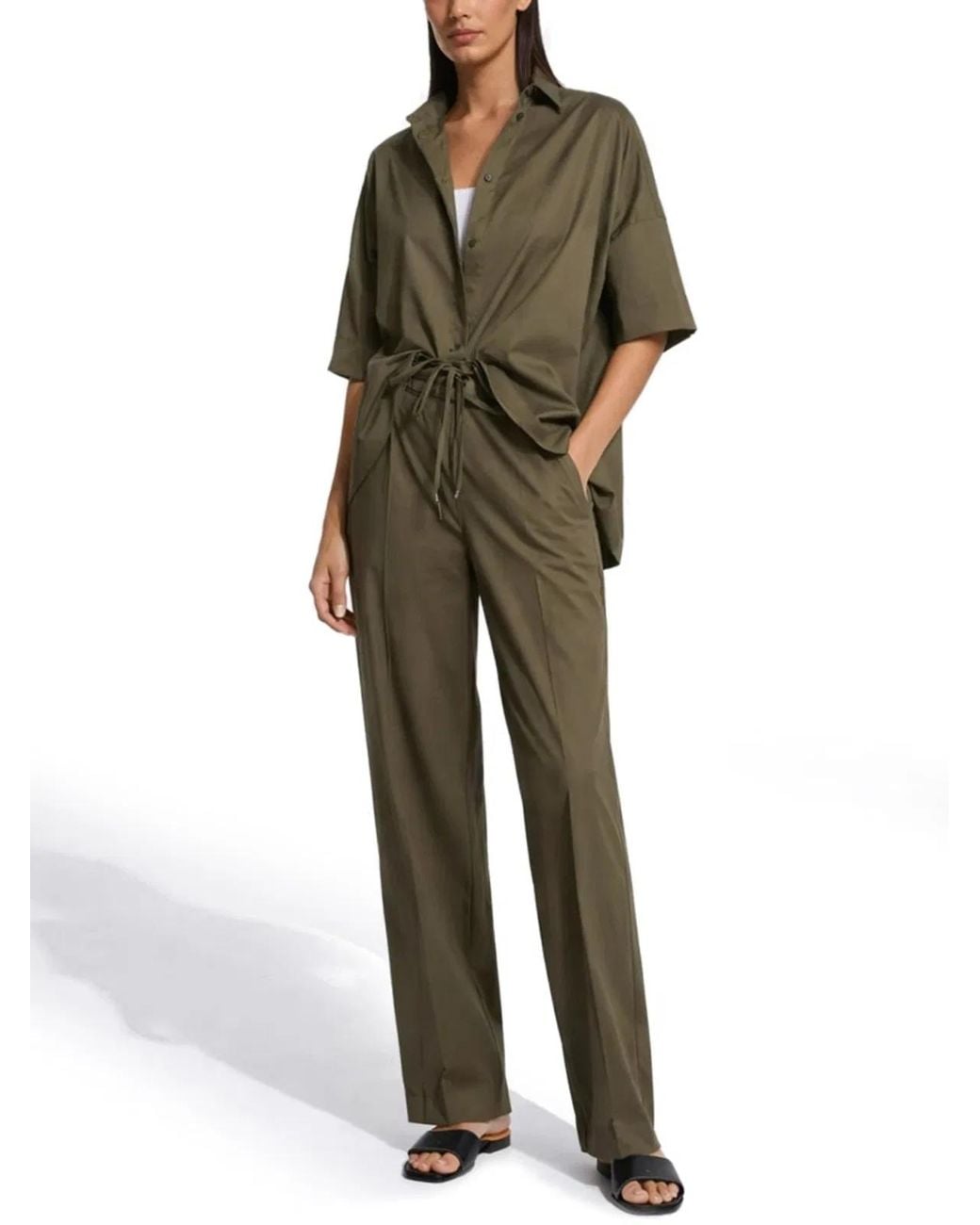 Fay Green Cotton Shirt