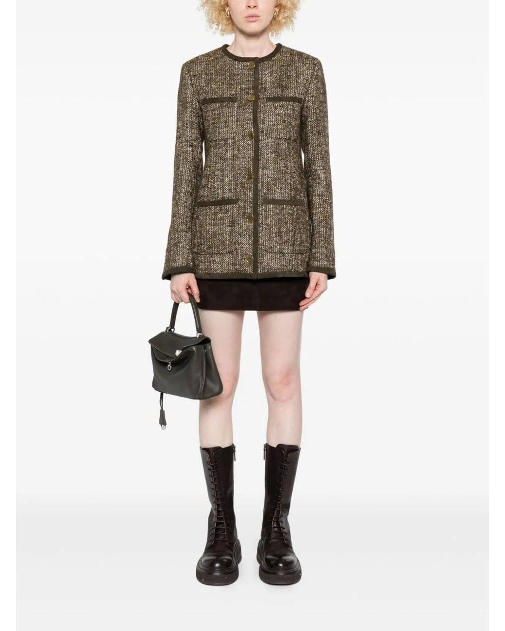 Golden Goose Deluxe Brand Brown Wool Blend Jacket