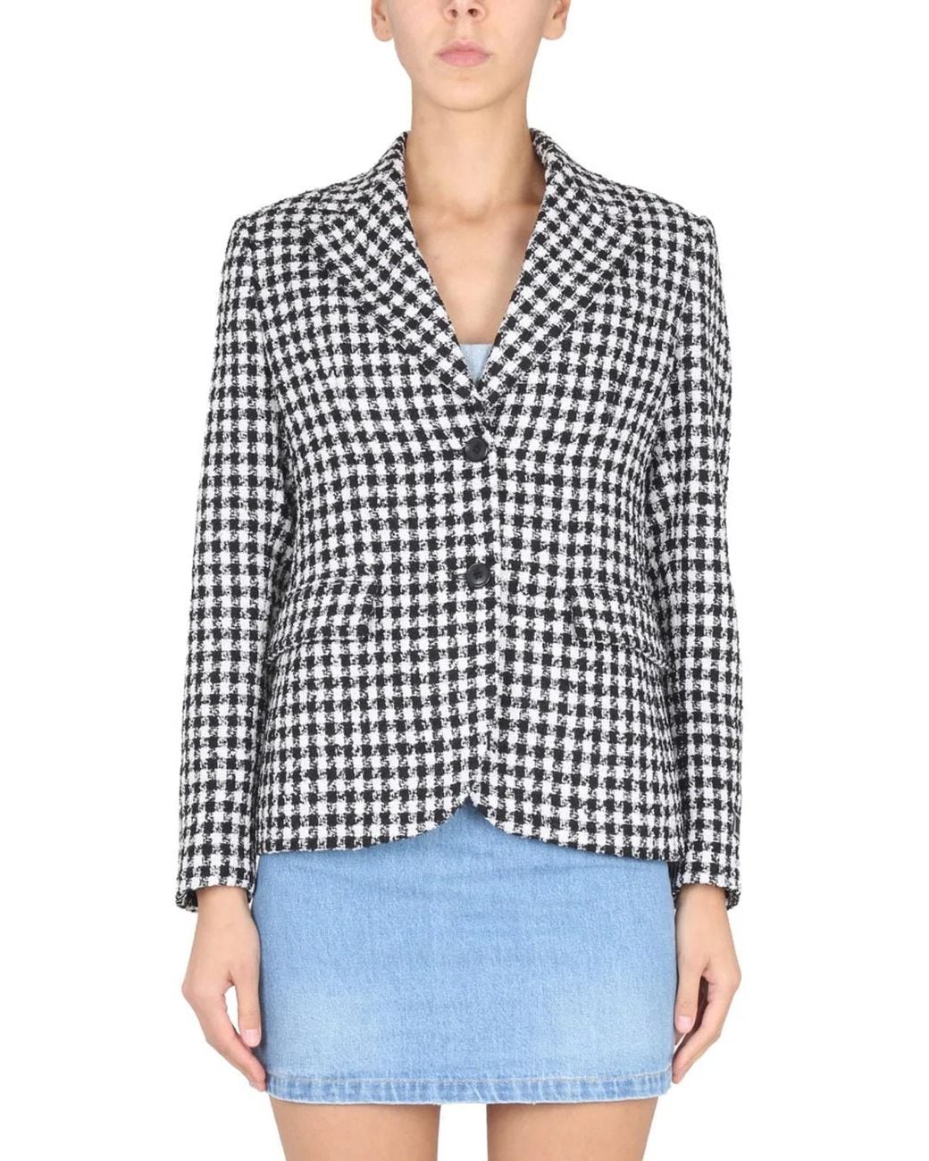 Versace Blue Tweed Jacket