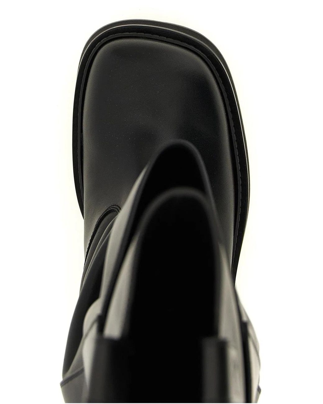 The Attico Black 'New Robin Passeggiata' Boots