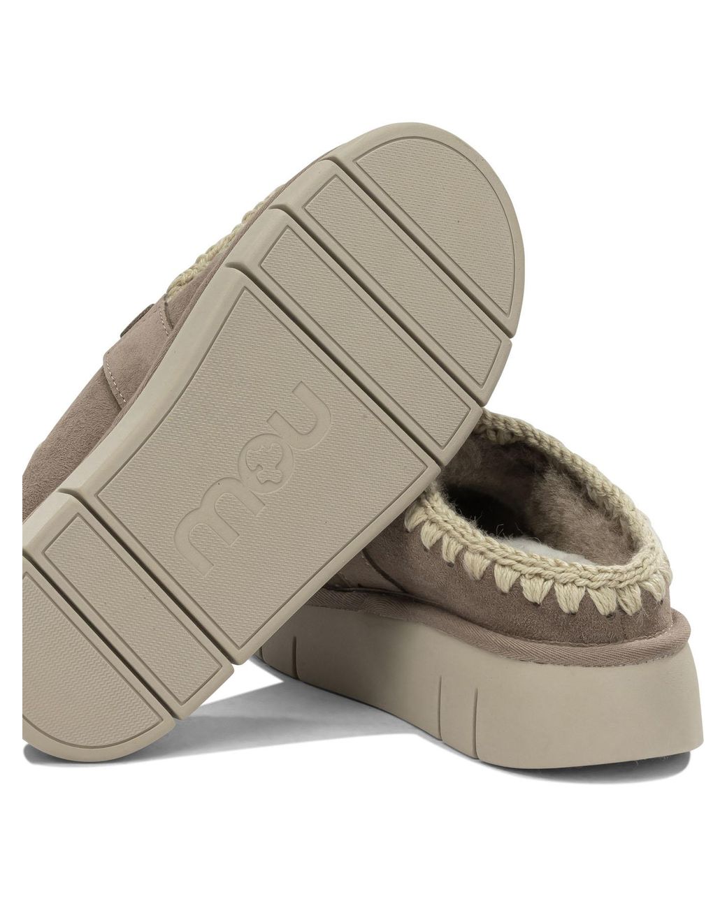 Mou Gray Loafers & Slippers