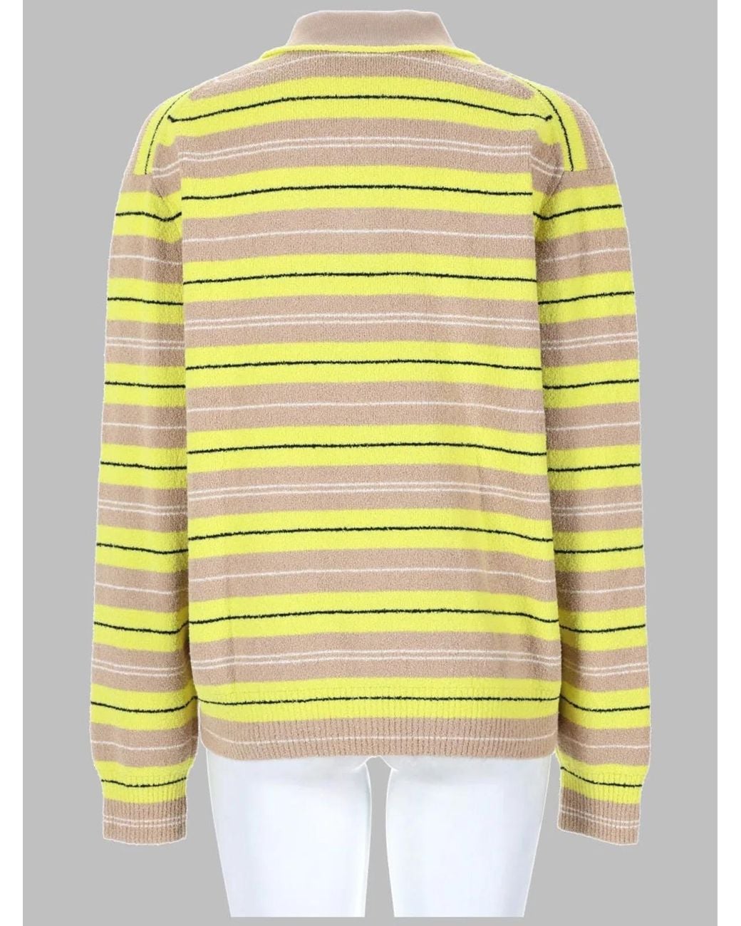 Paul Smith Yellow Paul Smith Bouclé Cotton Rugby Jumper