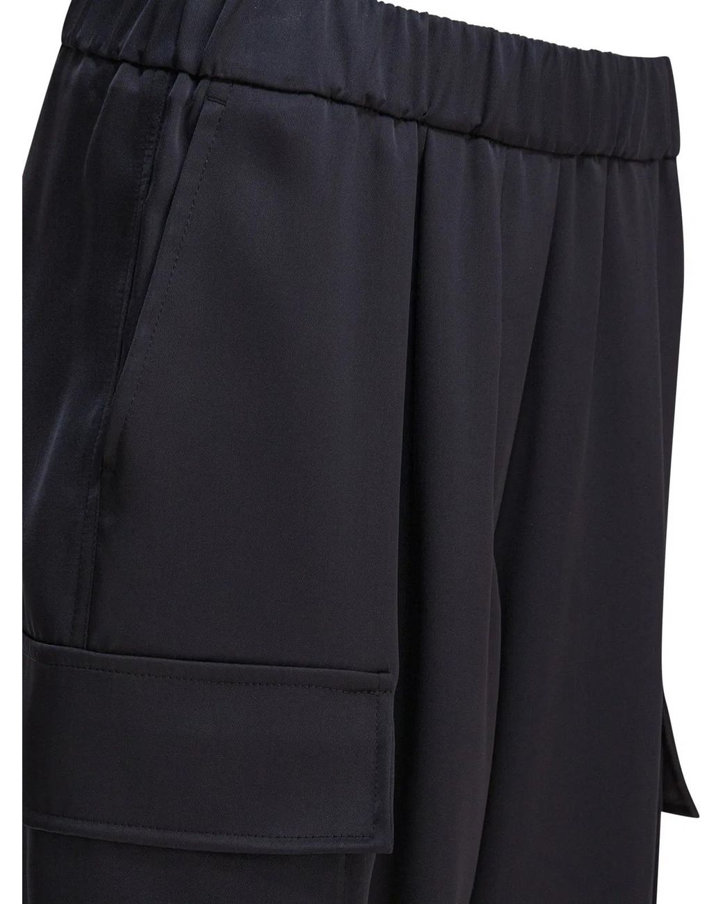 Semler Black Polyester Trousers