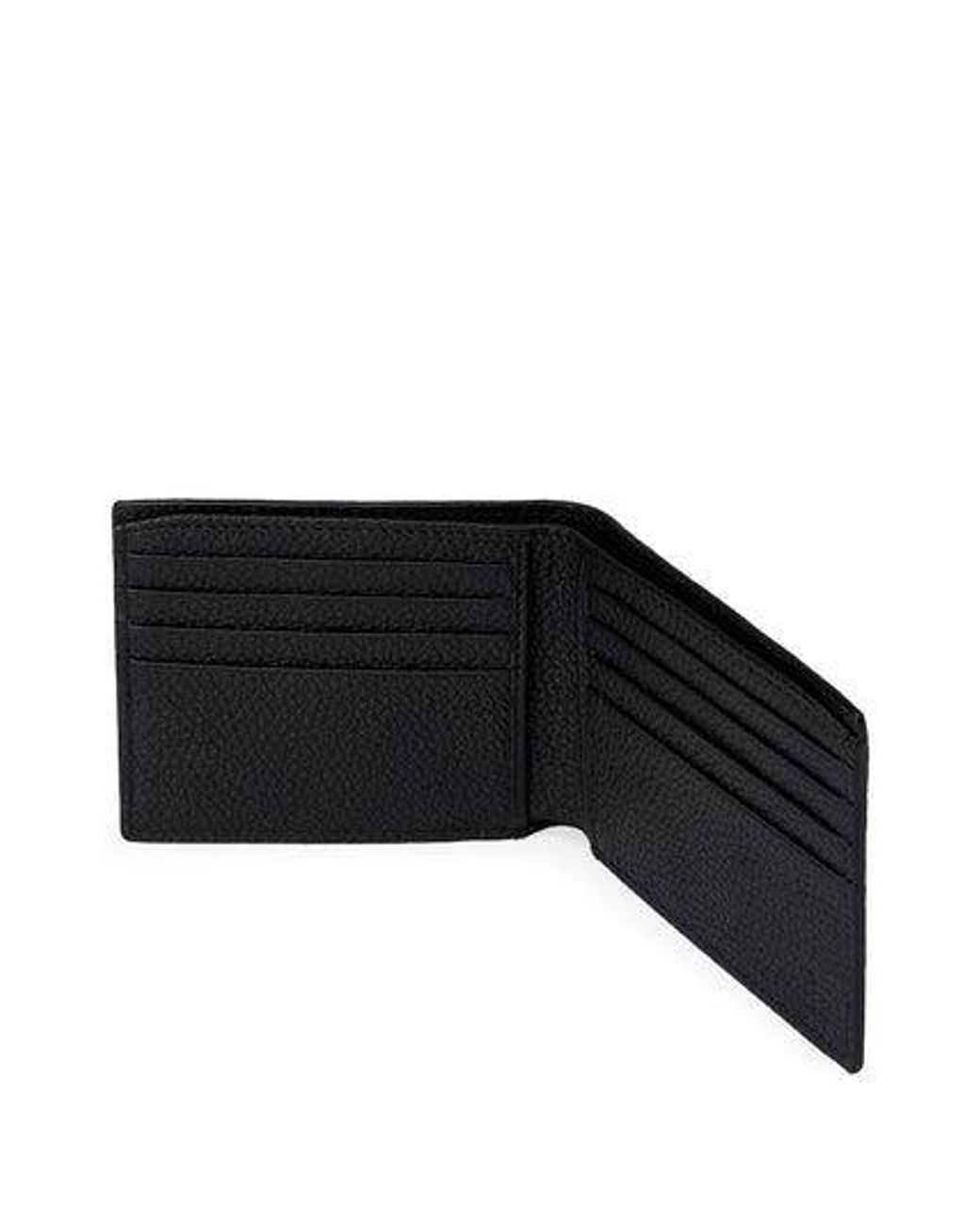 Gucci White Textured Leather Bifold Wallet for men