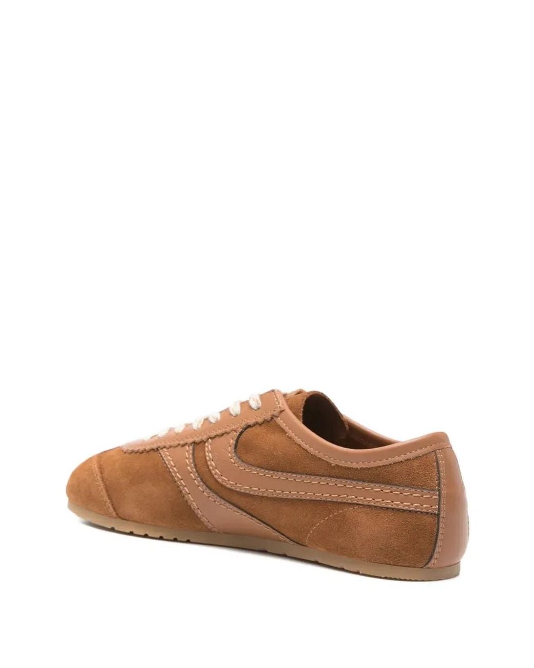 Dries Van Noten Brown Leather Sneaker