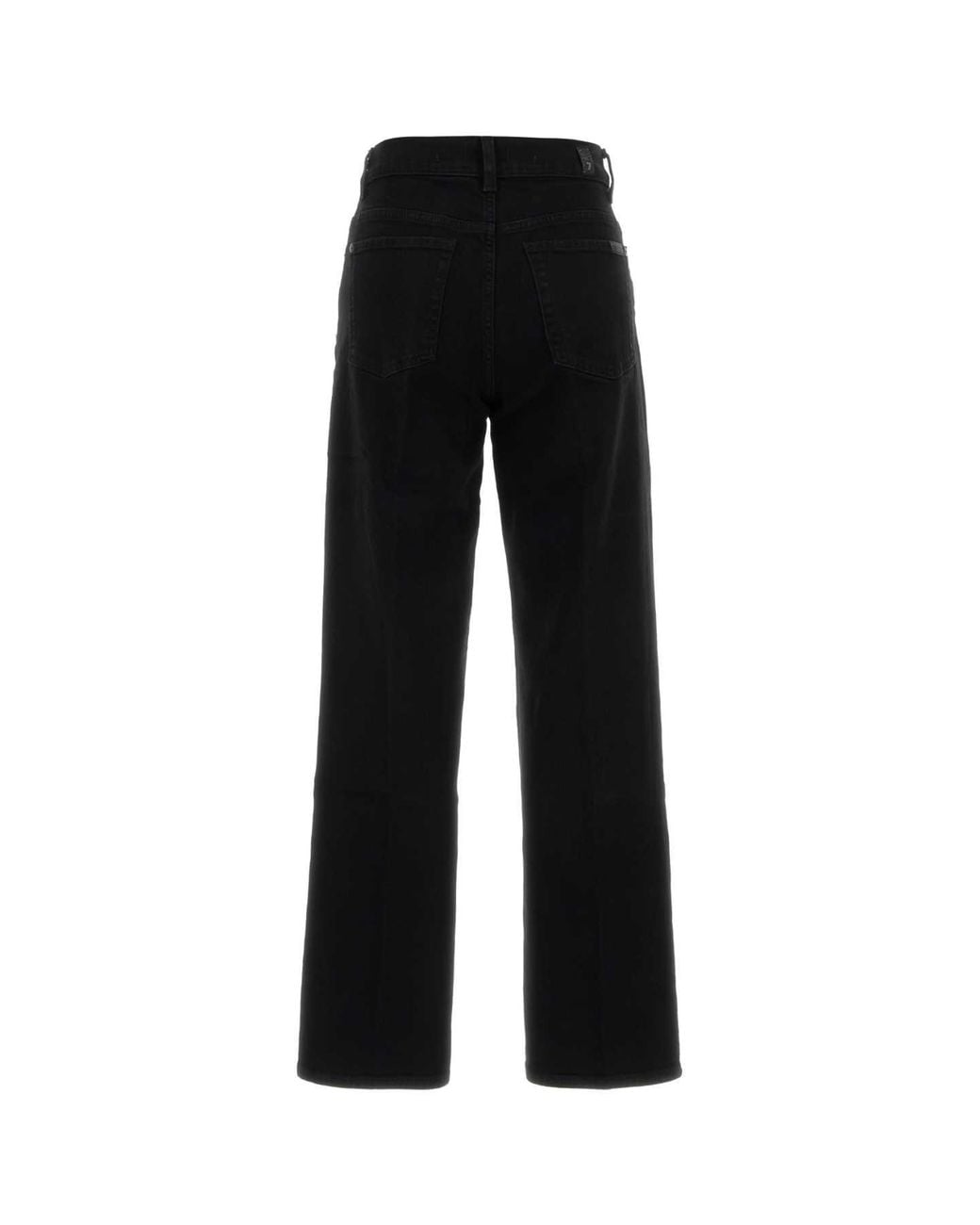 7 For All Mankind Black Stretch Denim Jeans