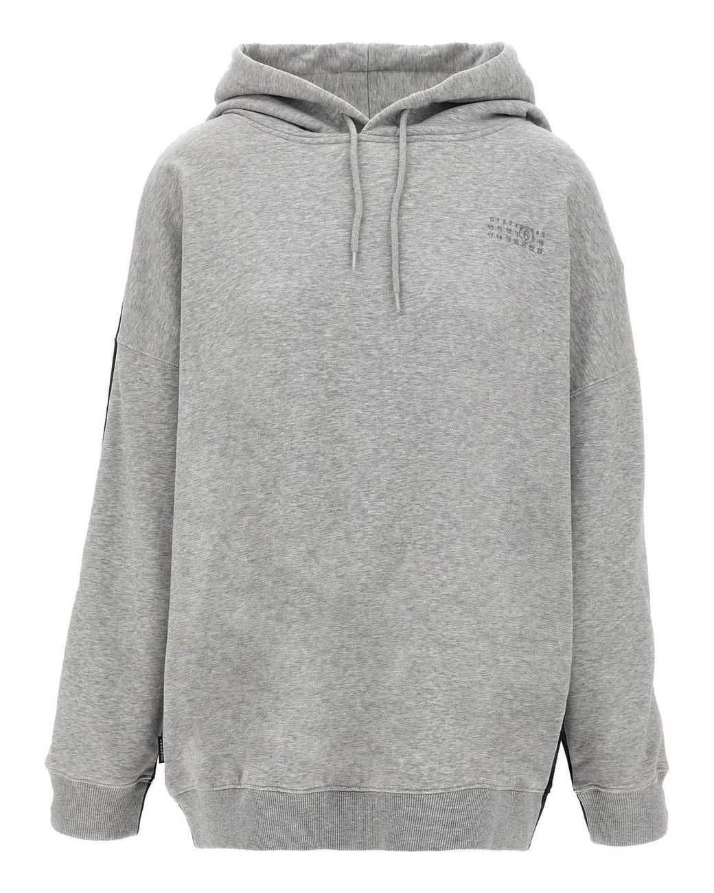 MM6 by Maison Margiela Black 'Double Front' Hoodie