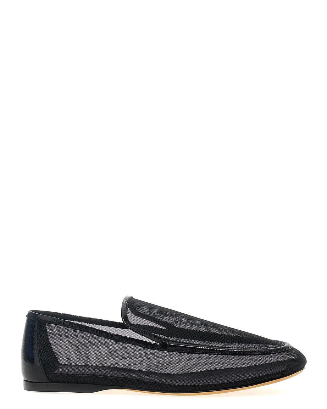 Khaite Black 'Alessia' Loafers