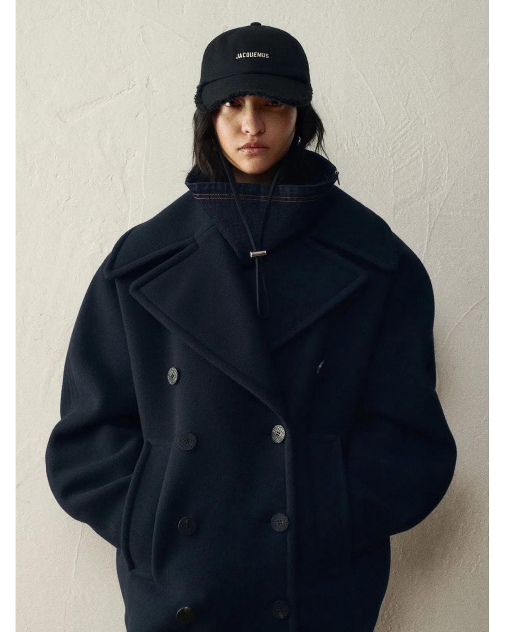 Jacquemus Black Artichoke-Inspired Casquette Hat for men