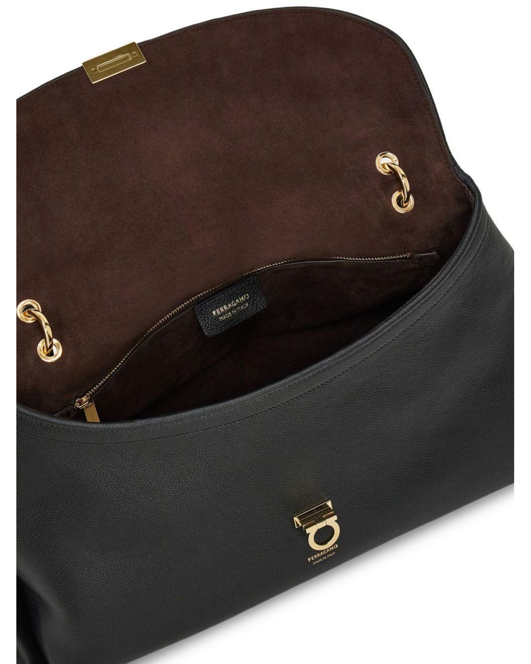 Ferragamo Black Sofia Shoulder Bag