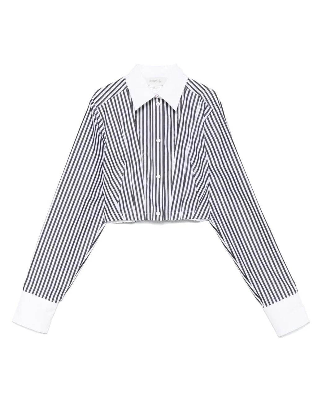 Max Mara White Striped Shirt