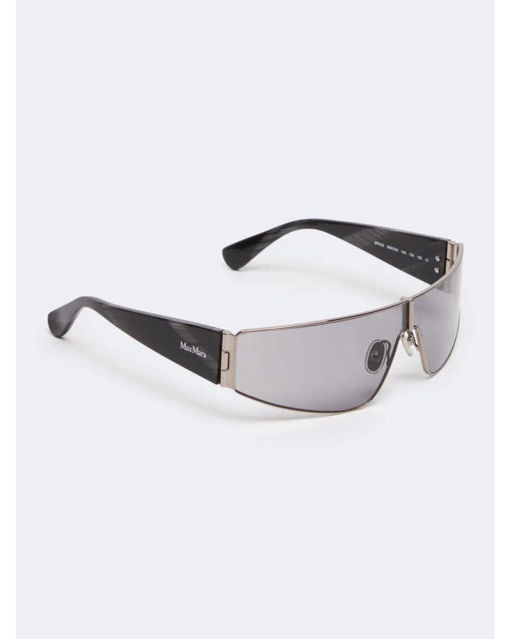 Max Mara Gray Shield Sunglasses