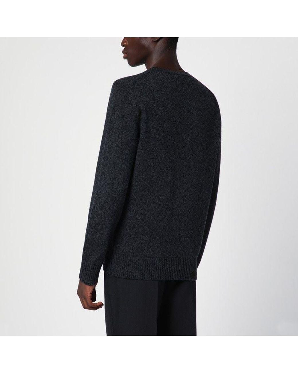 Drumohr Gray Crewneck Sweater for men