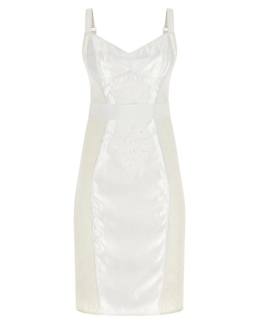 Dolce & Gabbana White Dolce & Gabbana Corsetry Dress