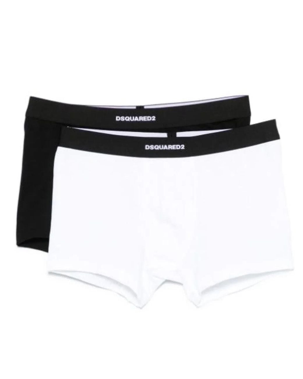 DSquared² Black Cotton Underwear for men