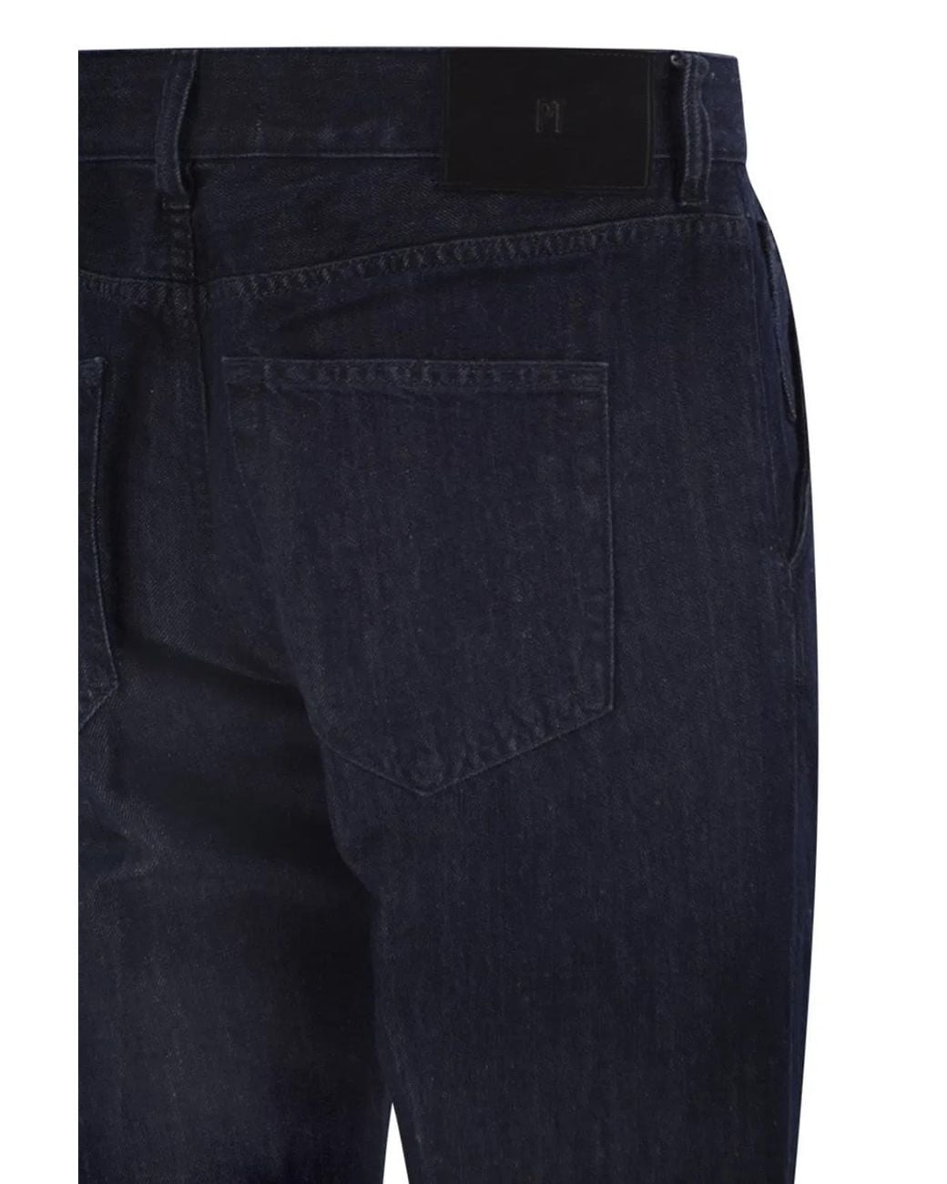 PT Torino Blue Tailored Cotton And Linen Blend Denim Jeans for men