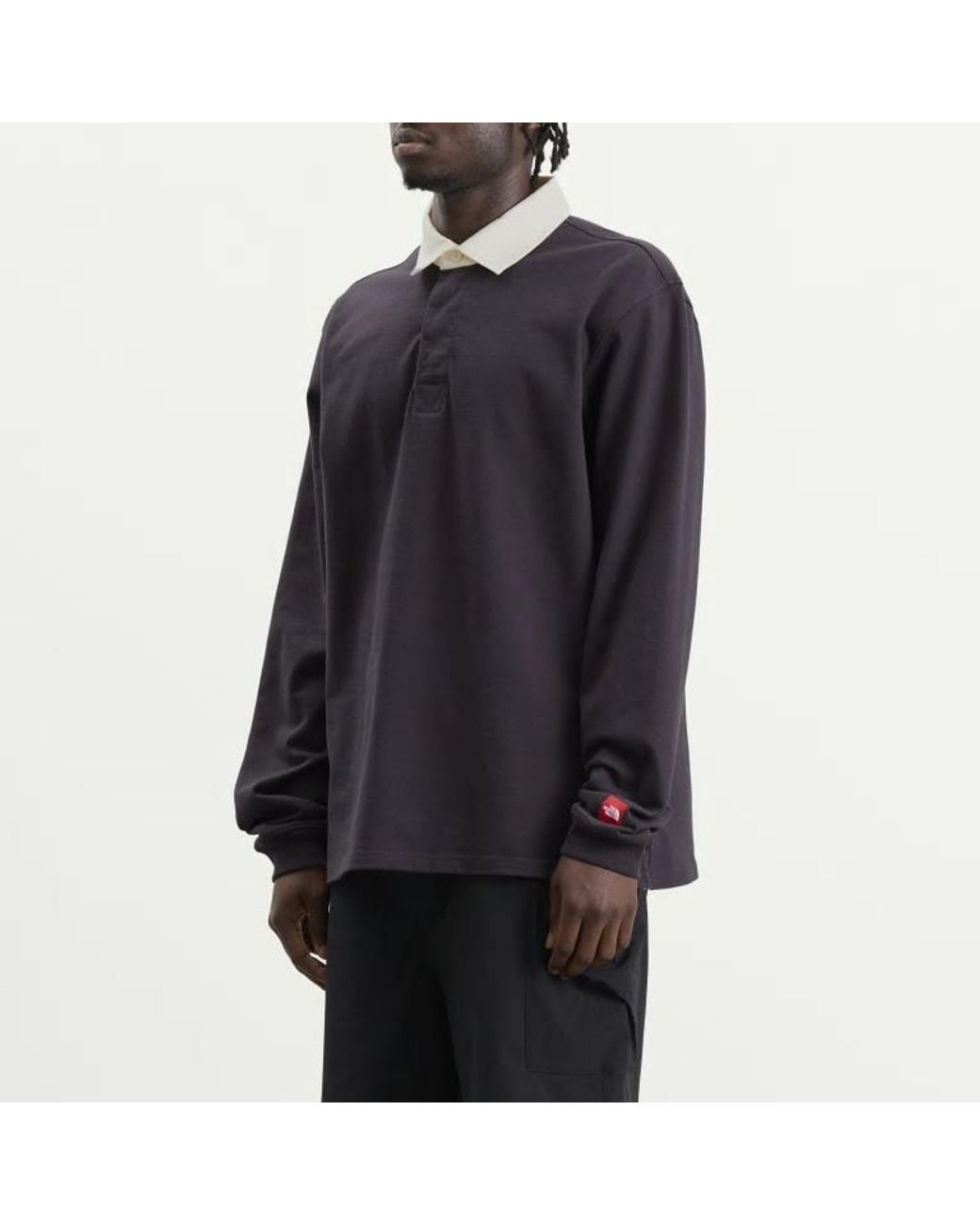 The North Face Blue Box Rugby Shirt for men