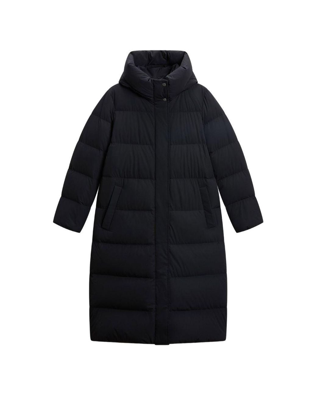 Woolrich Blue Madison Long Down Jacket