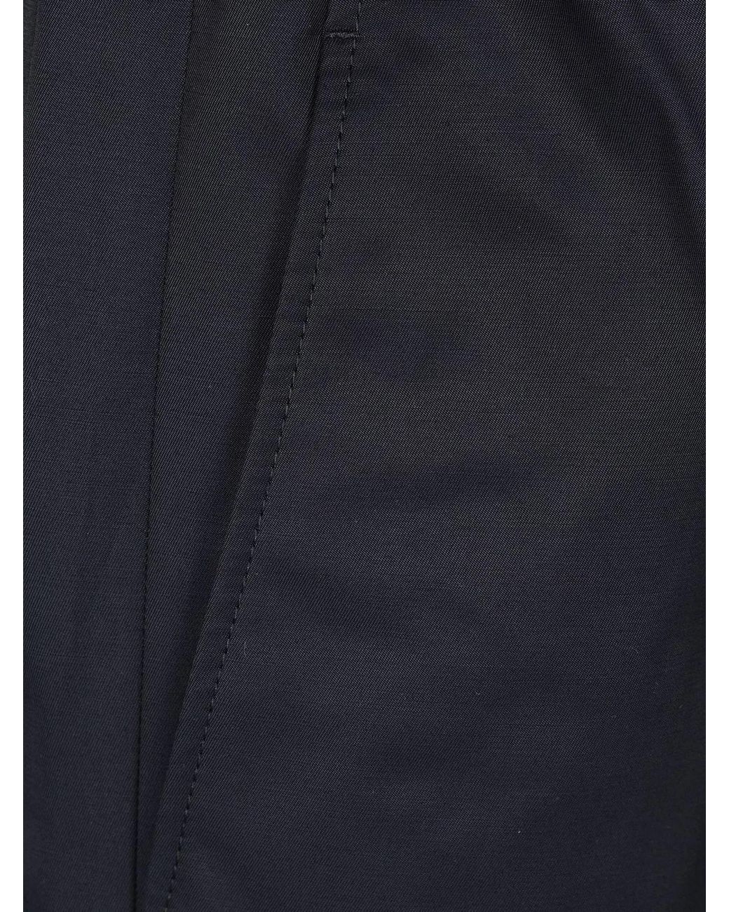 Lanvin Blue Elasticated Waist Trousers for men