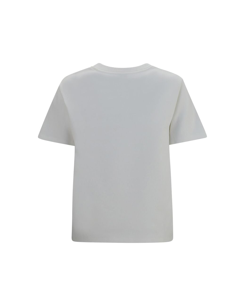 Loewe Gray Cotton Blend T-Shirt With Embroidered Logo