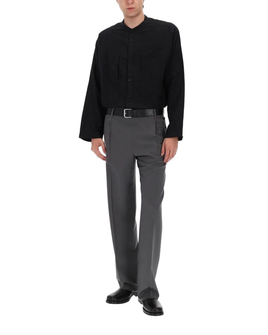 YMC Black Camicia "Hawkeye" for men