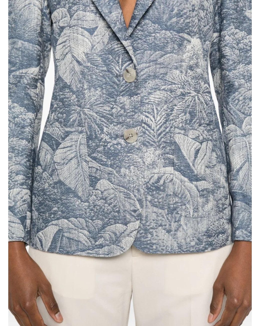 L.b.m. 1911 Blue Single-Breasted Jacket