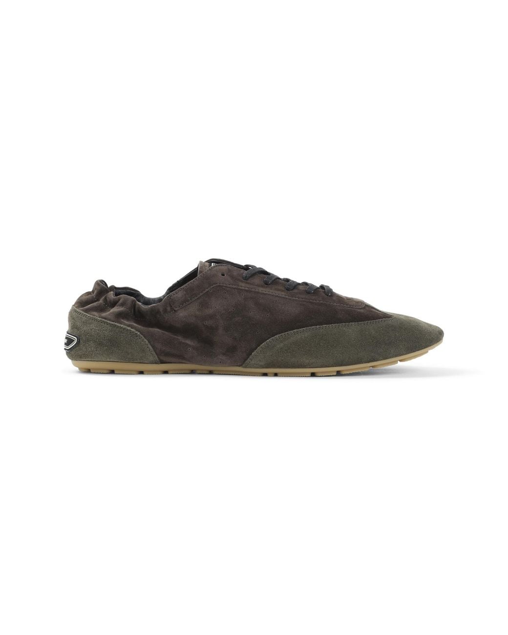 Saint Laurent Brown Two-Tone Suede Lewis Sneakers for men