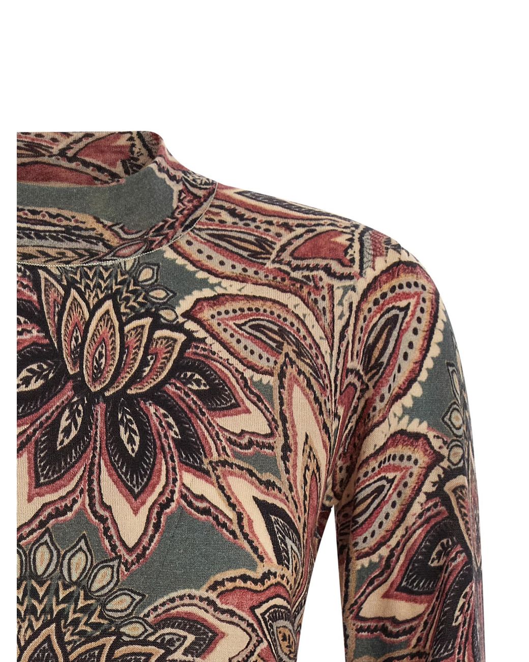 Farm Rio Brown 'Tapestry' Top