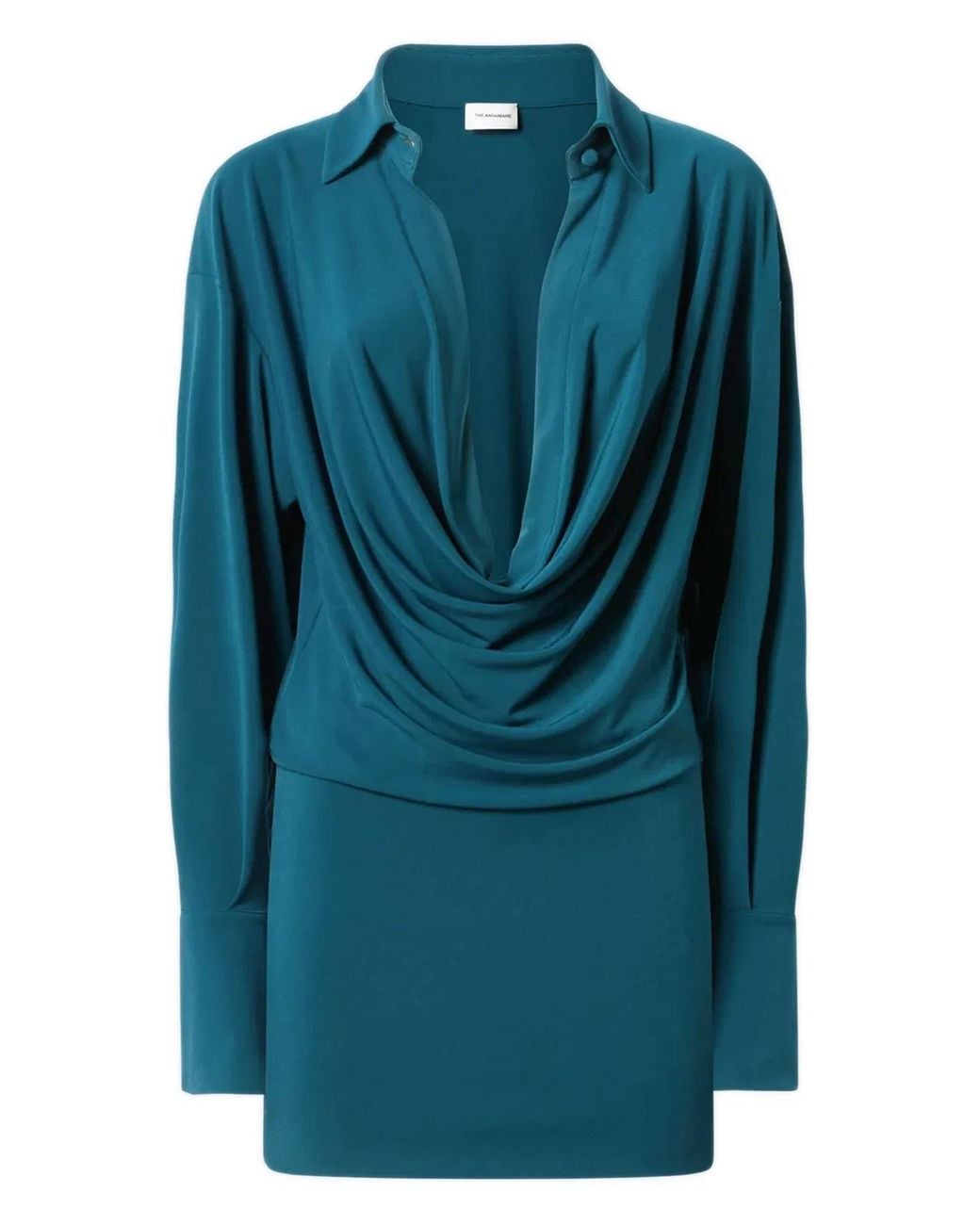 ANDAMANE Blue Lilia Mini Dress