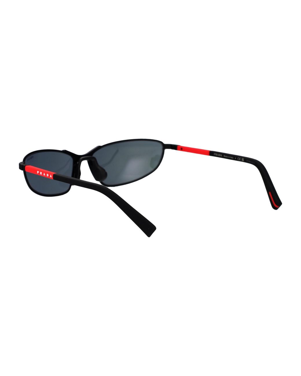 Prada Linea Rossa Blue Metal Sunglasses for men