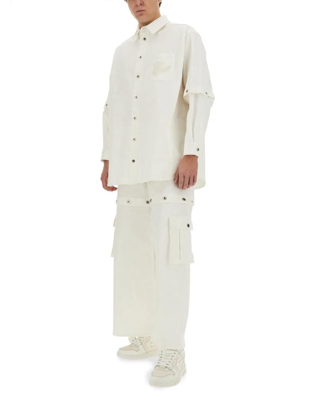 Off-White c/o Virgil Abloh White 90S Super Baggy Jeans for men