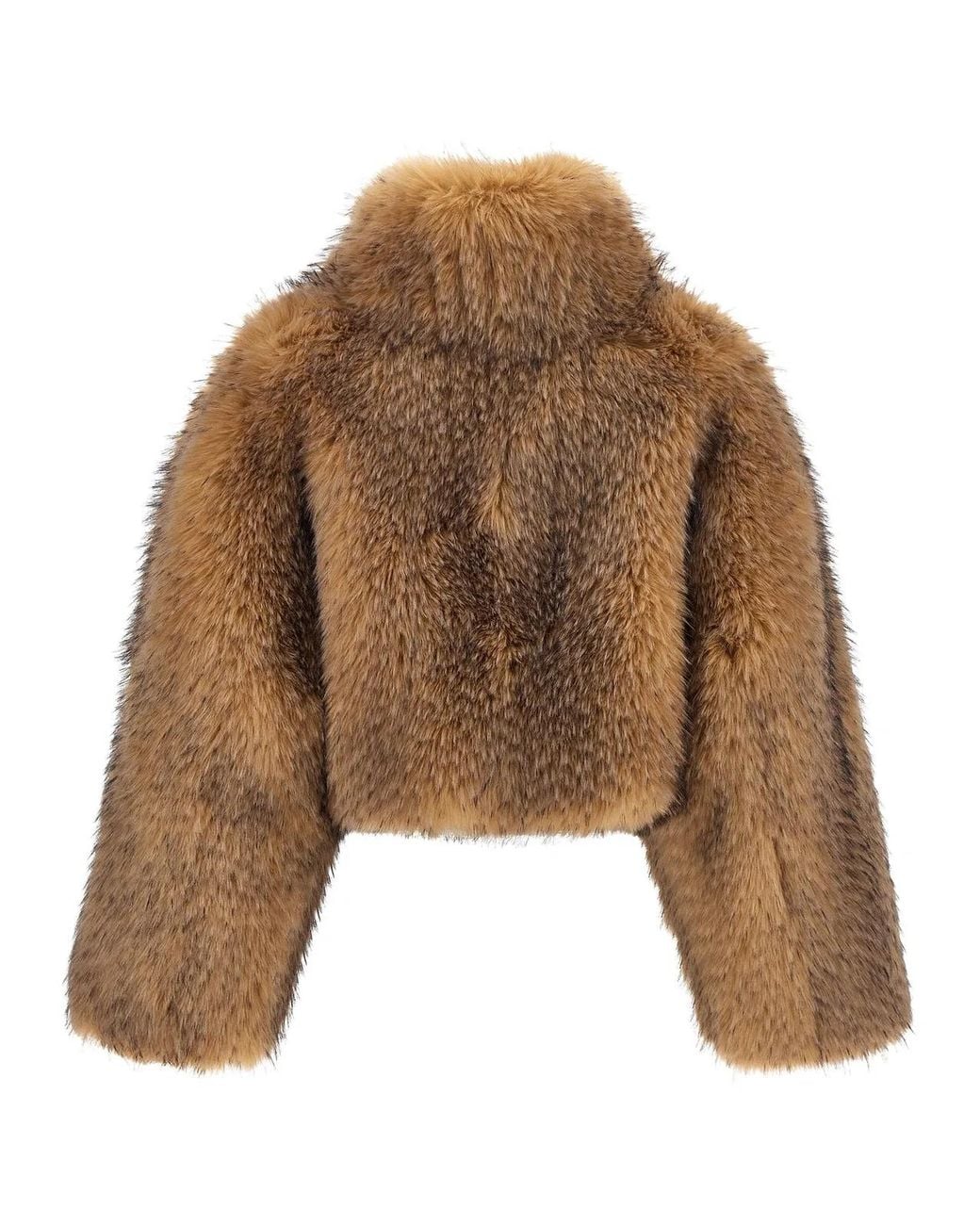 ROTATE BIRGER CHRISTENSEN Brown Rotate Birger Christensen Cropped Fur