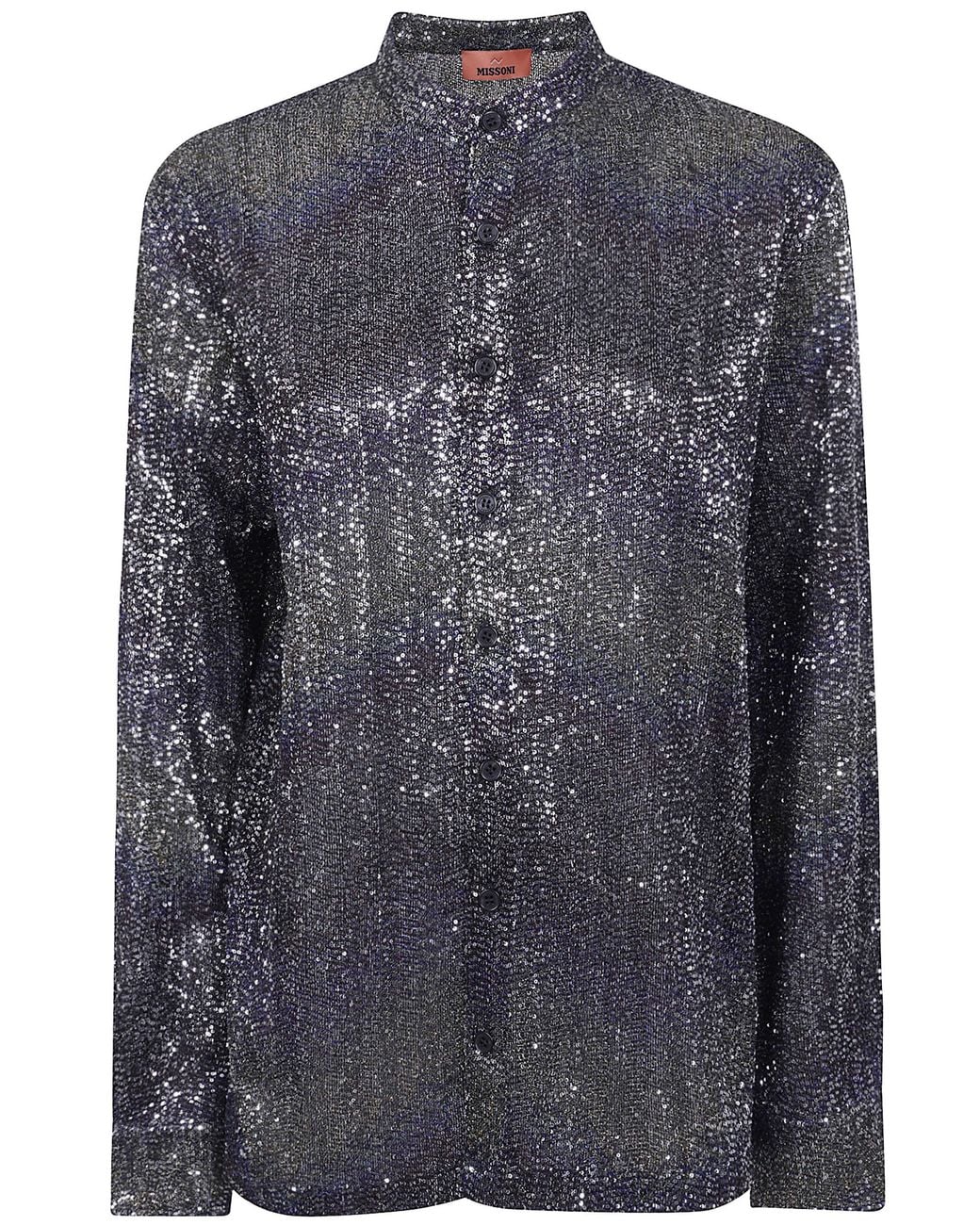Missoni Blue Sequined Shirt