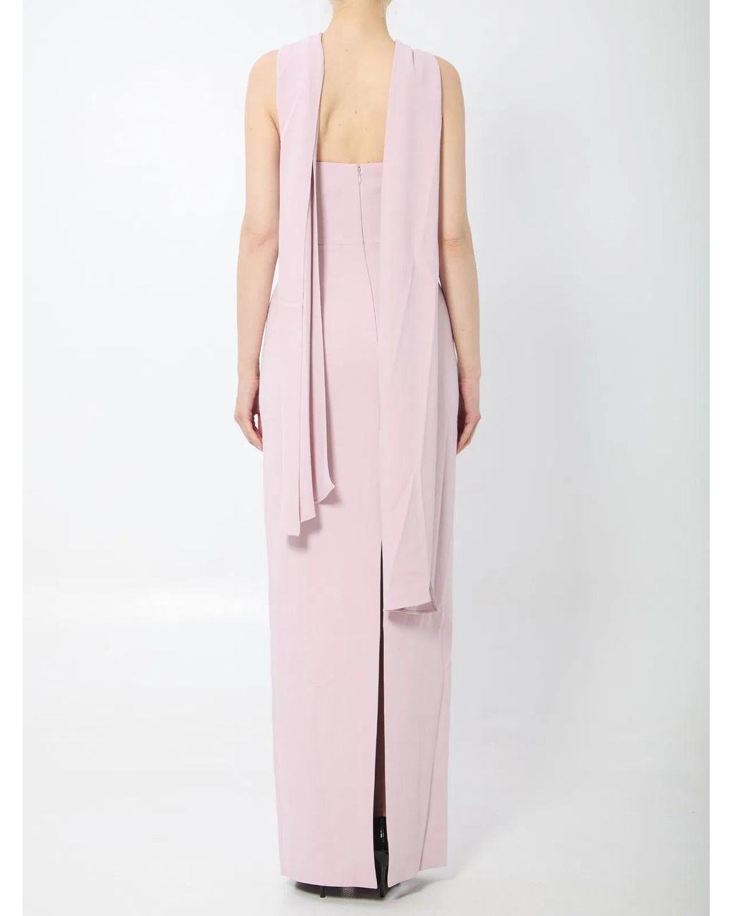 Solace London Pink Rona Maxi Dress