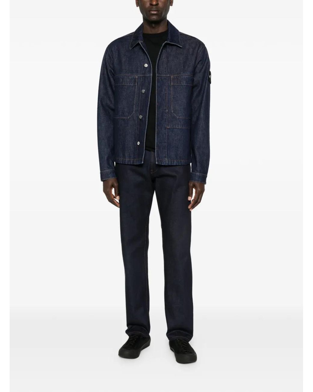 Stone Island Blue 4100006 Denim-Rinsed for men
