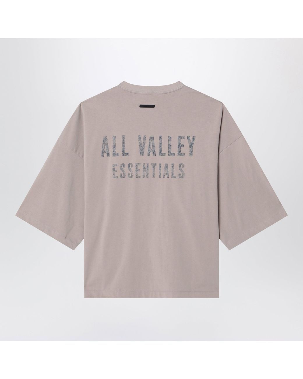 Fear Of God Gray Greige Merch Cotton Tshirt for men