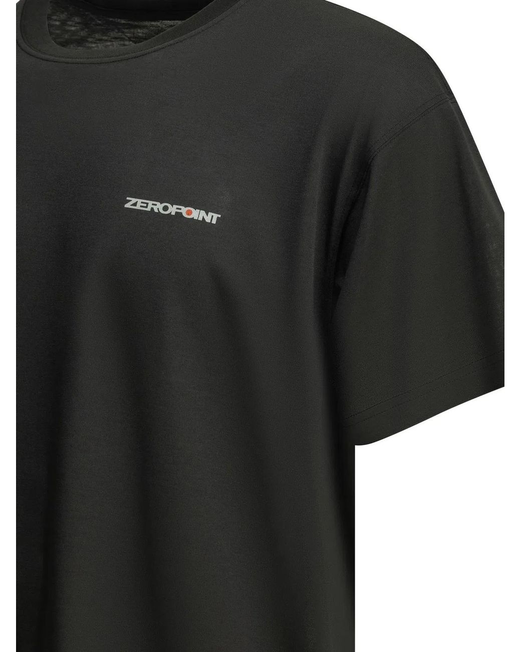 Montbell Black Polyester T-Shirt for men
