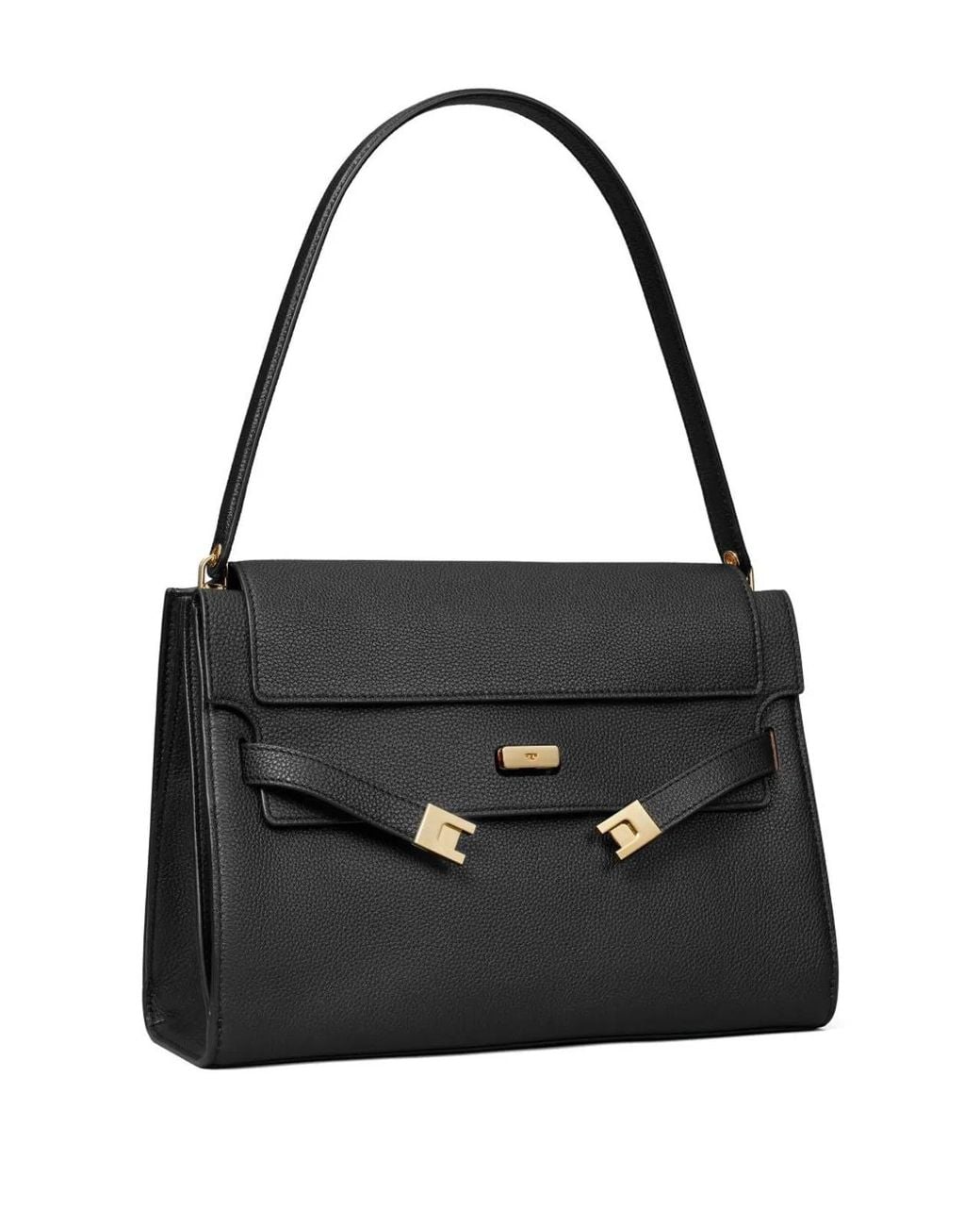 Tory Burch Black Lee Radziwilli Grande Shoulder Bag