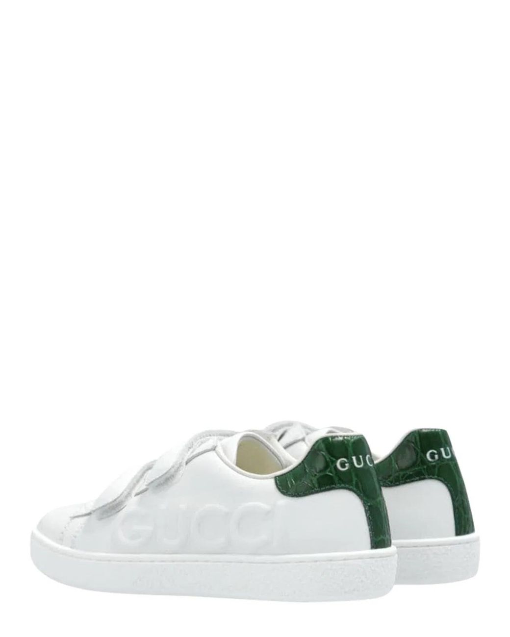Gucci White Sneaker Leather, R.S. Vit.Na.T/Gr.Whi/Gre.Ac
