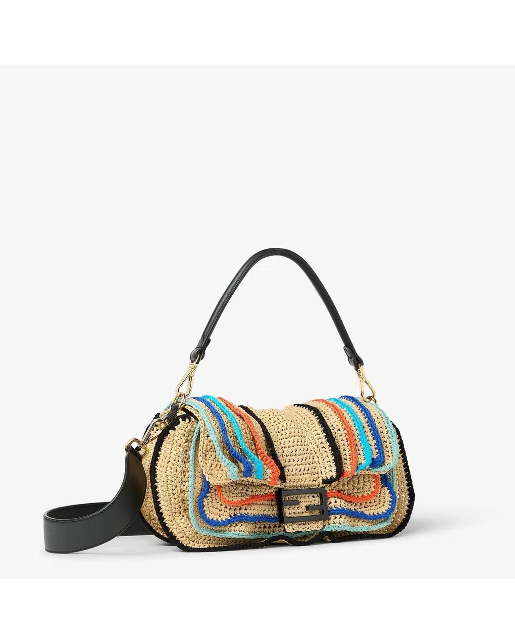 Fendi Multicolor Baguette Shoulder Bag