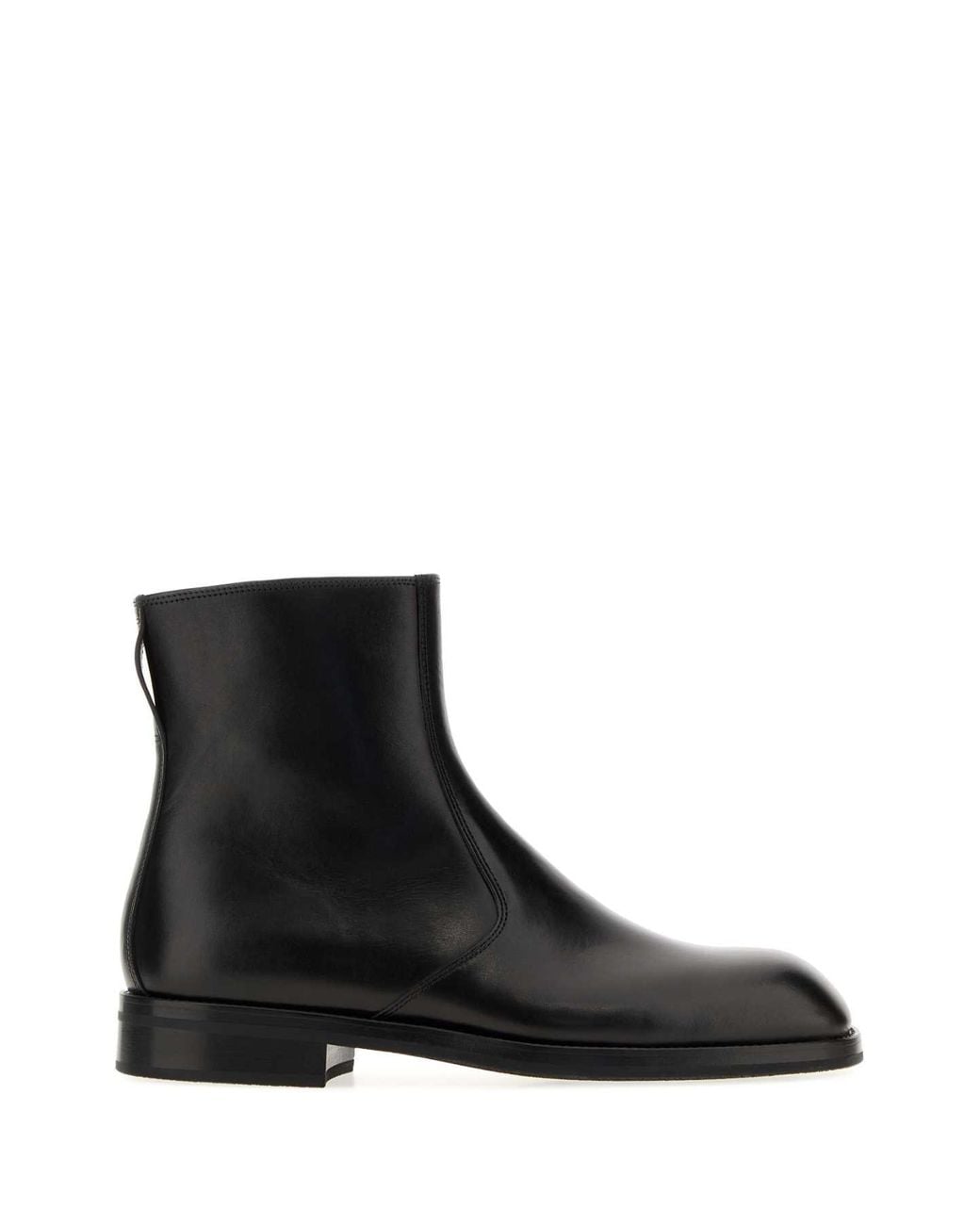 Lemaire Black Zipped Boots for men