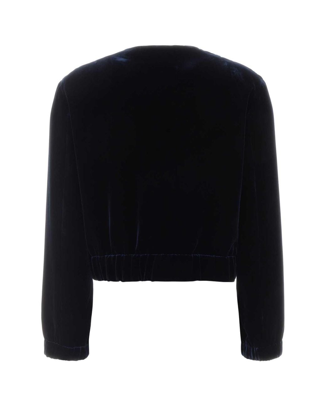 Giorgio Armani Blue Velvet Blazer Jacket