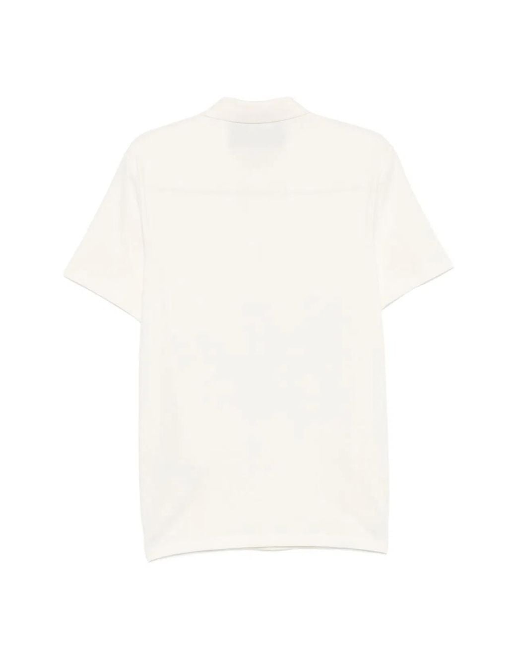 Valentino White Vgold Cotton Polo Shirt for men