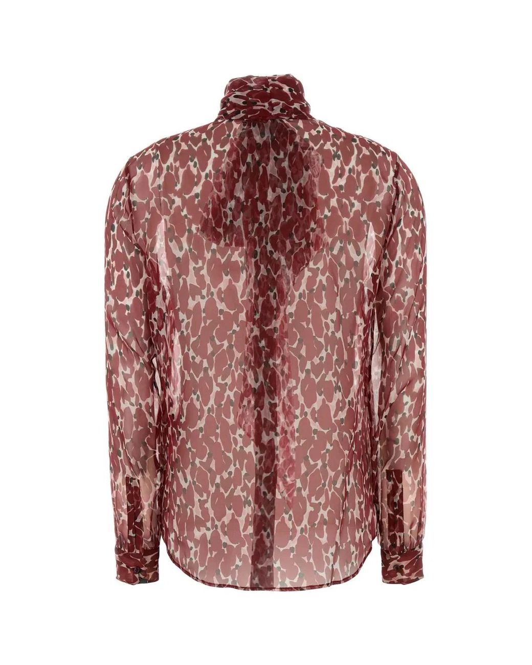 Saint Laurent Pink Regular Printed Shirt