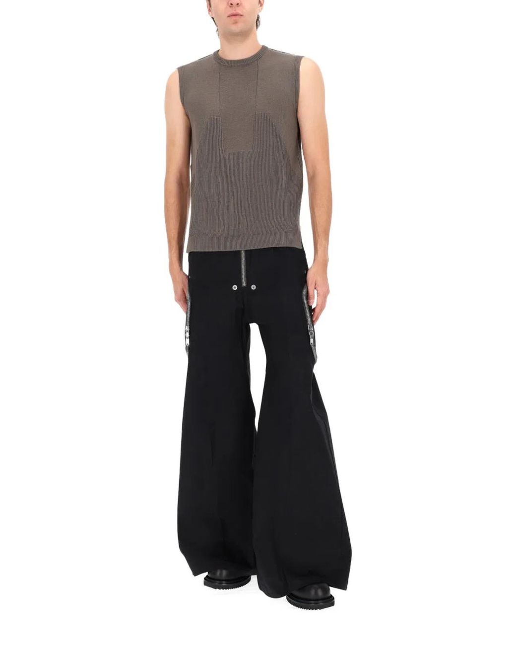 Rick Owens Brown Knitted Tops for men