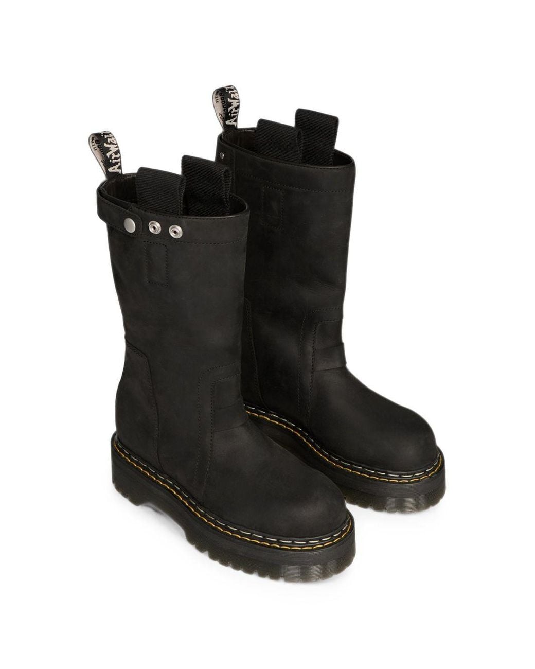 Dr. Martens Black Rick Owens X Dr Martens Rick Owens X Dr. Martens Quad Pull-On Boots
