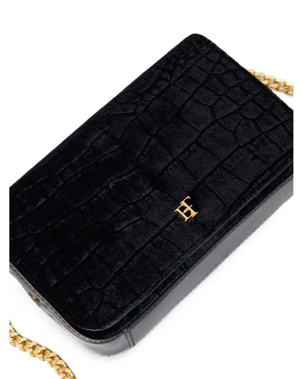 Elisabetta Franchi Black Shoulder Bag